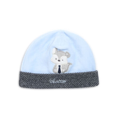 Boys Light Blue Applique Cap